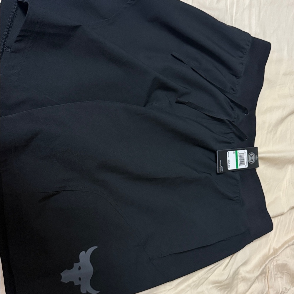 Under Armour Black Performance Shorts project rock